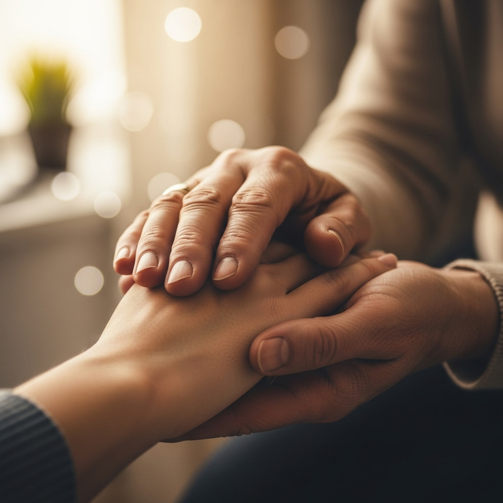 Grupo de pessoas se apoiando, representando o foco terapêutico